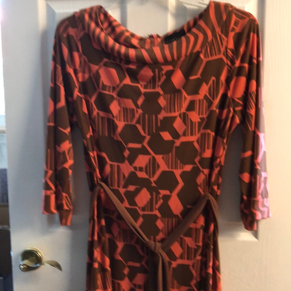 “Attention” brand size Large 3/4 sleeves with belt